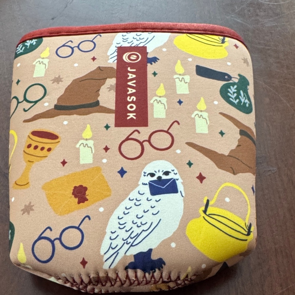 4/$30 Sale!NWOT Sok it (Javasok) Large Floral and Medium Owl Patterned Sleeves - Picture 5 of 7